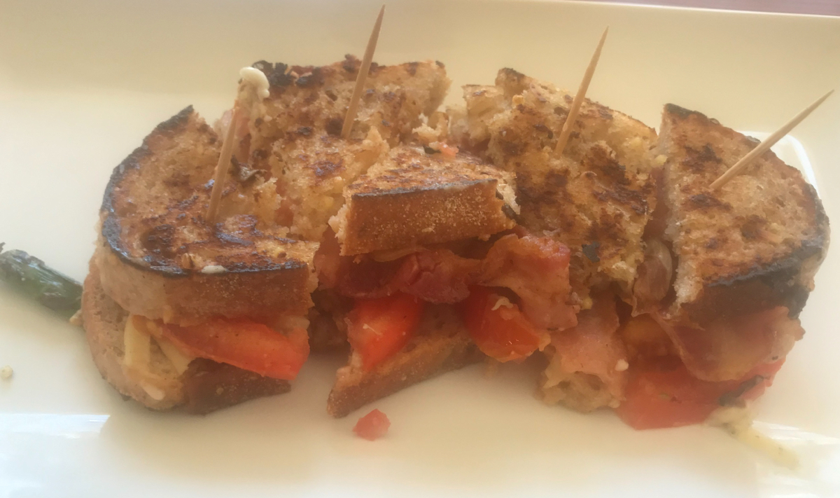 Gourmet Grilled Cheese Bacon, Tomato and Gruyere Impromptu Friday